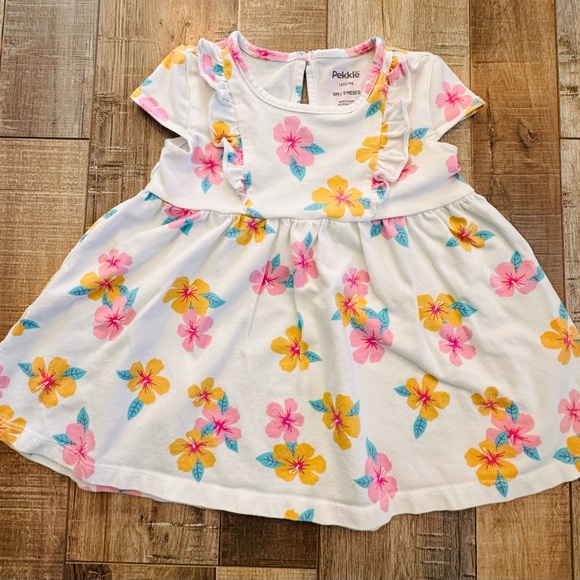 Pekkle floral‎ summer dress. Size 9 months - Picture 1 of 3